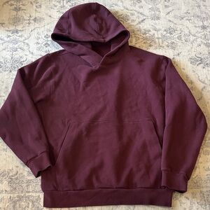 Lululemon Men’s Steady State Pullover Hoodie - medium - garnet